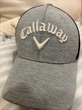 Callaway Light Gray Heather Baseball Cap with White Logo